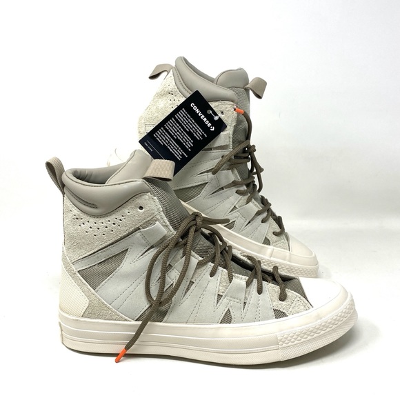 Converse Shoes - Converse 172350C Chuck 70 High Top Suede Crockery Beige Women’s Sneakers